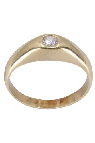 Bague 45 JONC ANGLAIS DIAMANT 58 Facettes 066821