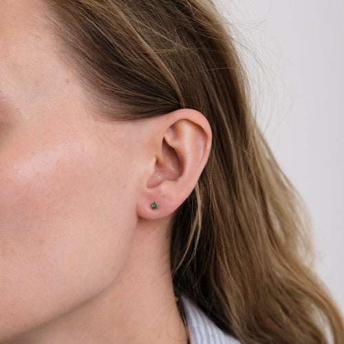 Boucles d'oreilles Boucles d'oreilles en Or jaune & émeraude 58 Facettes