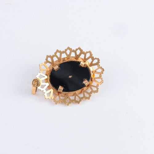 Pendentif Pendentif Onyx et Perle 58 Facettes JE56