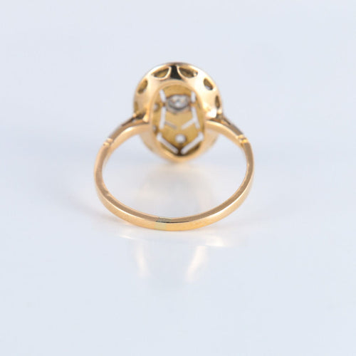 Bague 48 Bague Belle époque, diamants 58 Facettes