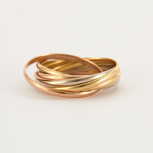 Bague 51.5 CARTIER - Bague Trinity 7 anneaux 58 Facettes EL2-123