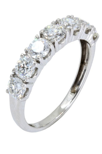 Bague DEMI ALLIANCE DIAMANTS 58 Facettes 048881