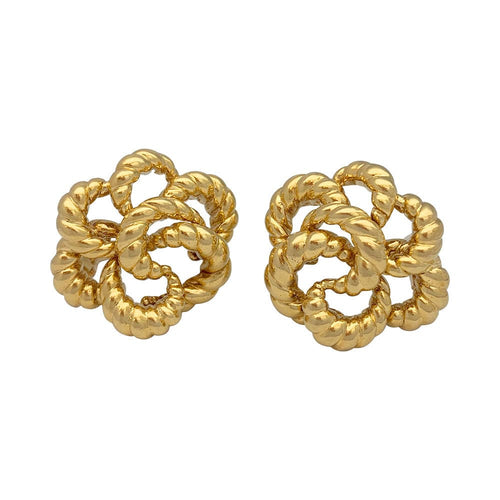 Boucles d'oreilles Boucles d'oreilles vintage O.J.Perrin, or jaune. 58 Facettes 31447