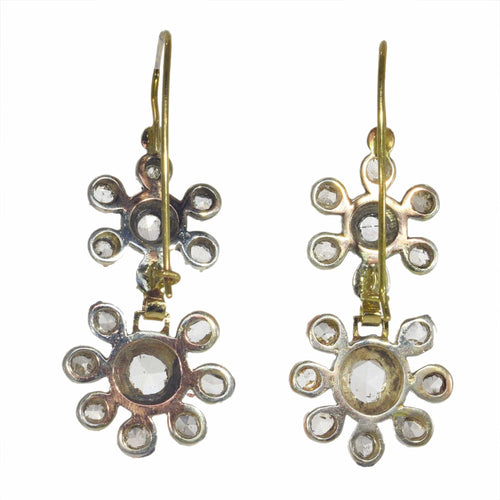 Boucles d'oreilles Pendantes vintage, diamant 58 Facettes 23031-0059