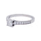 Bague 47 Bague solitaire Piaget, "Limelight", platine, diamants. 58 Facettes 33116
