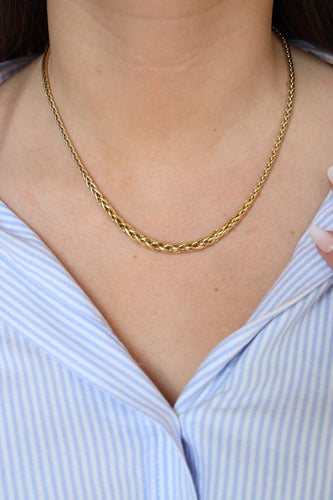 Collier Collier Maille palmier Or jaune 58 Facettes 2216828CN