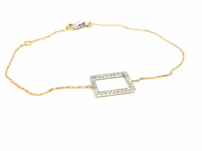 Bracelet Bracelet Graphique Or rose Diamant 58 Facettes 579213RV