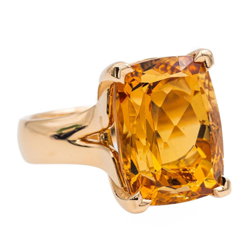 Bague 54 Bague Cocktail Or jaune Topaze 58 Facettes 2308536CN