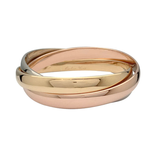 Bracelet Bracelet Cartier, "Trinity", 3 tons d'or. 58 Facettes 32107