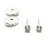 Boucles d'oreilles Boucles d'oreilles Puces Or blanc Diamant 58 Facettes 1597504CD