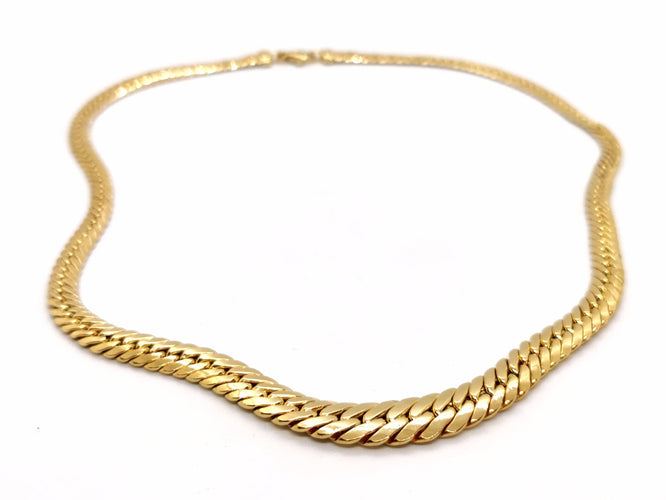 Collier Collier Maille anglaise Or jaune 58 Facettes 1637040CN