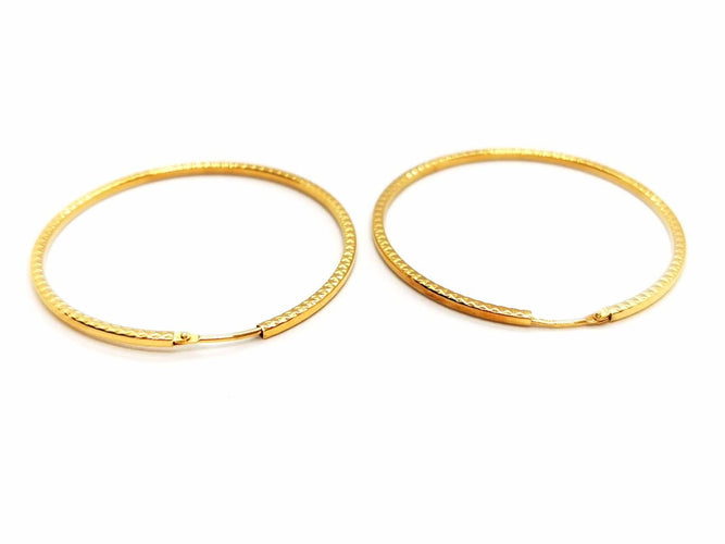 Boucles d'oreilles Boucles d'oreilles Créoles Or jaune 58 Facettes 1639516CN