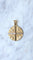 Pendentif Médaille Chrétienne Art Déco or jaune 58 Facettes