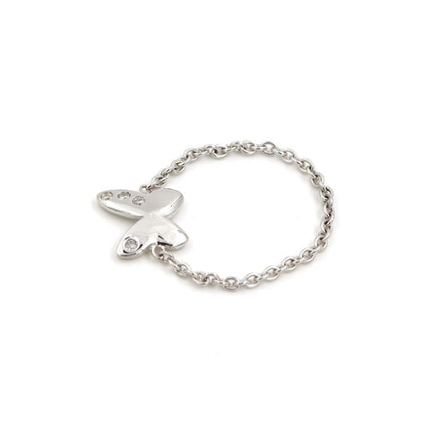 Bague 50 Bague Or blanc diamant 58 Facettes 1641620CN