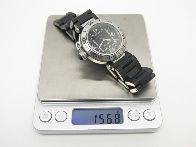 Montre montre CARTIER pasha seatimer 2790 automatique 40 mm en acier + kit 58 Facettes 245916