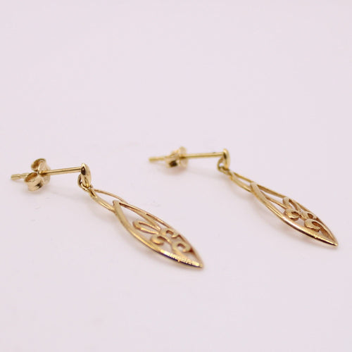 Boucles d'oreilles Boucles d'oreilles anciennes Or jaune 58 Facettes