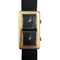 Montre Montre Chopard "Dualtime" en or jaune sur cuir. 58 Facettes 27257