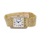 Montre Montre Cartier Tank Louis Cartier, or jaune et diamants. 58 Facettes 32195
