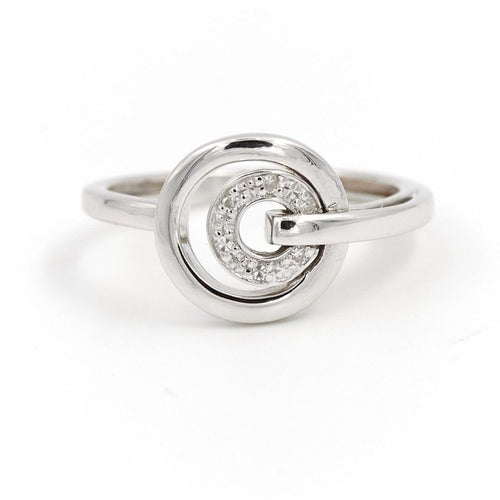 Bague 52 Bague Or blanc Diamant 58 Facettes 1969295CN