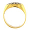 Bague 65.5 Bague chevalière or jaune et blanc diamants taille huit-huit 58 Facettes G3193