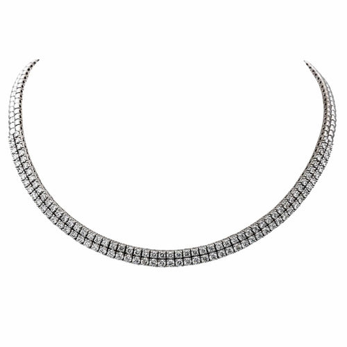 Collier Collier Rivière Or blanc Diamant 58 Facettes 2826005CN