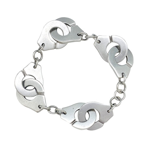 Bracelet Bracelet Dinh Van "Menottes R20" en argent. 58 Facettes 31826
