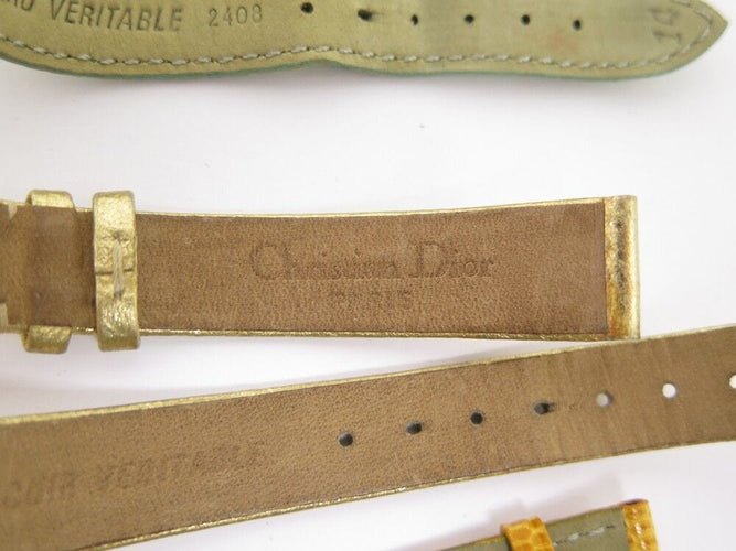 Montre montre CHRISTIAN DIOR la parisienne quartz 19mm plaque or + 4 bracelets 58 Facettes 254714