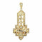 Pendentif Roaring Twenties Sparkle : Suspension Déco Architecturale Vintage 58 Facettes 23346-0135