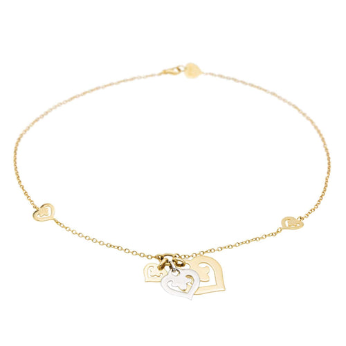 Collier O.J. Perrin Collier Coeur Or jaune 58 Facettes 2486912CN