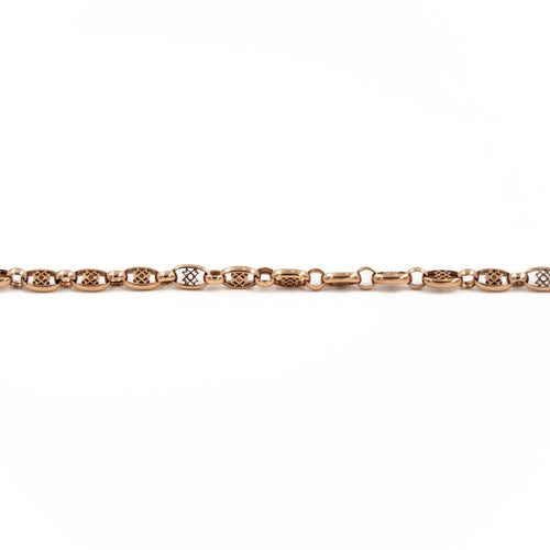 Bracelet Bracelet Maille filigrane Or rose 58 Facettes 1917647CN