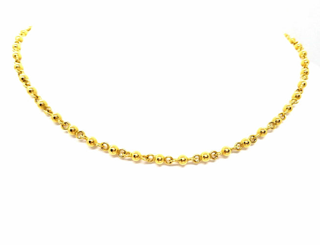 Collier Collier Boules Or jaune 58 Facettes 870904CD