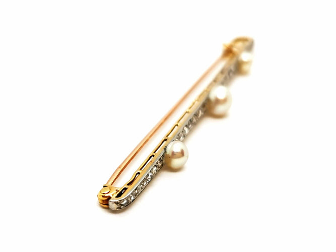 Broche Broche Barrette Or jaune Diamant 58 Facettes 1292212CN