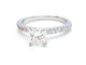 Bague 53 Bague Solitaire Or blanc Diamant 58 Facettes 578718RV