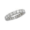 Bague 53 Alliance or blanc, diamants. 58 Facettes 30906