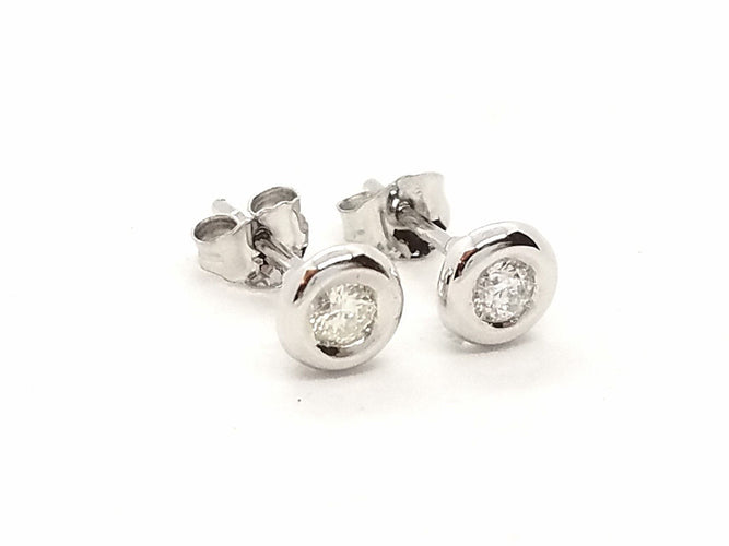 Boucles d'oreilles Boucles d'oreilles Or blanc Diamant 58 Facettes 579261RV