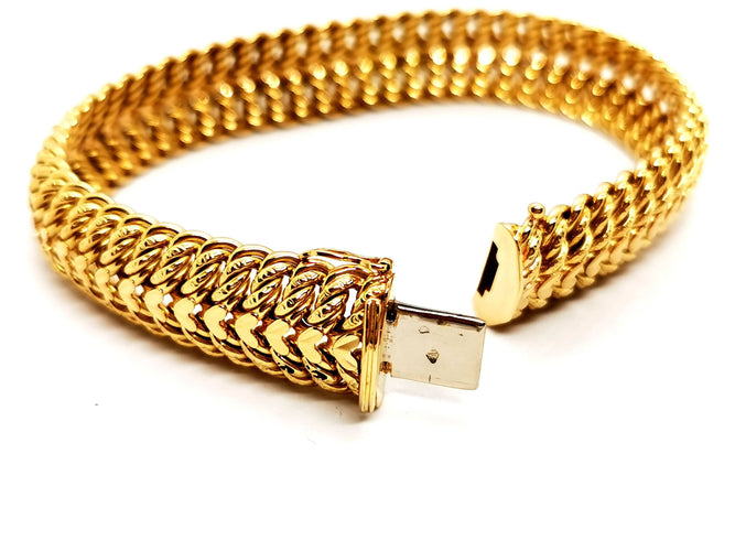 Bracelet Bracelet Maille américaine Or jaune 58 Facettes 1179556CD