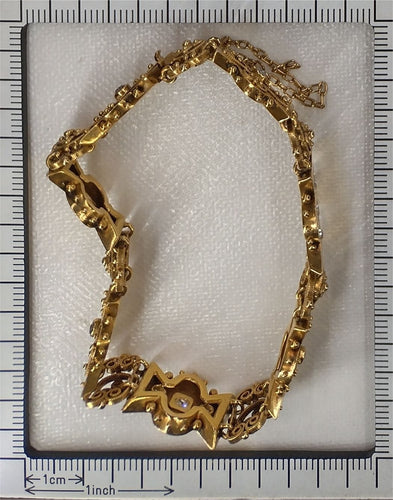 Bracelet Bracelet or, diamant 58 Facettes 23068-0296