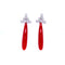 Boucles d'oreilles Boucles d'oreilles pendantes Art déco Diamants et Corail 58 Facettes