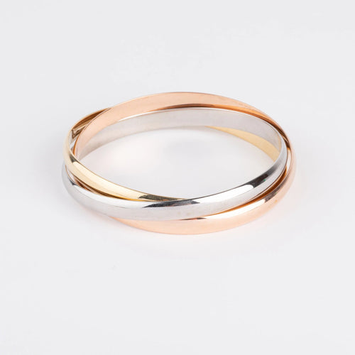 Bracelet Bracelet 3 ors de la maison Cartier collection Trinity 58 Facettes