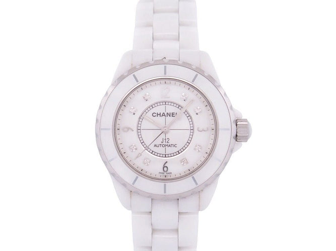 Montre montre femme CHANEL j12 38 mm diamants automatique 58 Facettes 257633