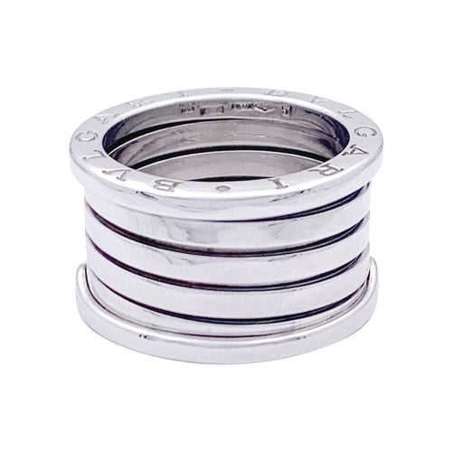 Bague 57 Bague Bulgari, "B.Zero1", or blanc, trés grand modèle. 58 Facettes 33415