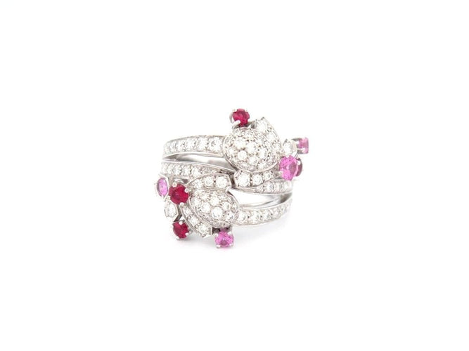 Bague 55 bague CHAUMET bee my love or blanc 18k diamant 1.1ct diamond 55 58 Facettes 250945