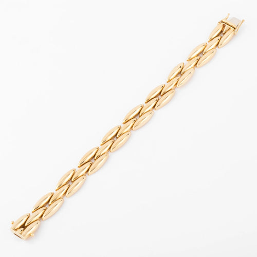 Bracelet or jaune de la maison Cartier modèle Gentiane 58 Facettes 0