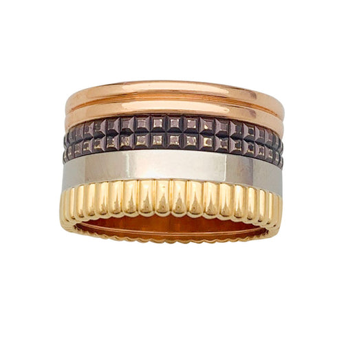 Bague 53 Bague Boucheron, "Quatre Classique Large", quatre tons. 58 Facettes 31572