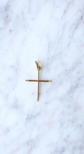 Pendentif Pendentif croix ancienne or 58 Facettes