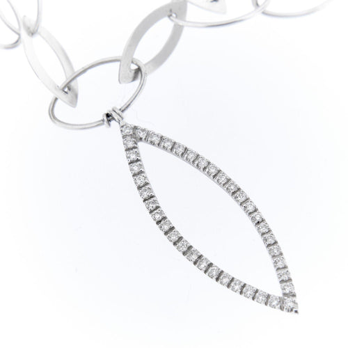 Collier Collier or blanc diamants 58 Facettes 8119