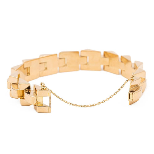 Bracelet Bracelet Tank Or rose 58 Facettes 2282562CN