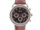 Montre montre HERMES arceau chronographe 43 mm automatique acier palladie 58 Facettes 254421