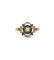 Bague 57 / Jaune / Or 750 Bague diamants perle & Saphirs 58 Facettes 210048SP