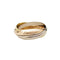 Bague 55 Bague Cartier "Trinity" 3 ors, petit modèle. 58 Facettes 30758